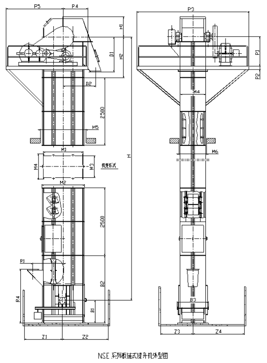 NSE斗式提升機(jī) NSE斗式提升機(jī)